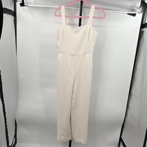 Wilfred‎ Cream Minimalist Cropped Jumpsuit Size 2